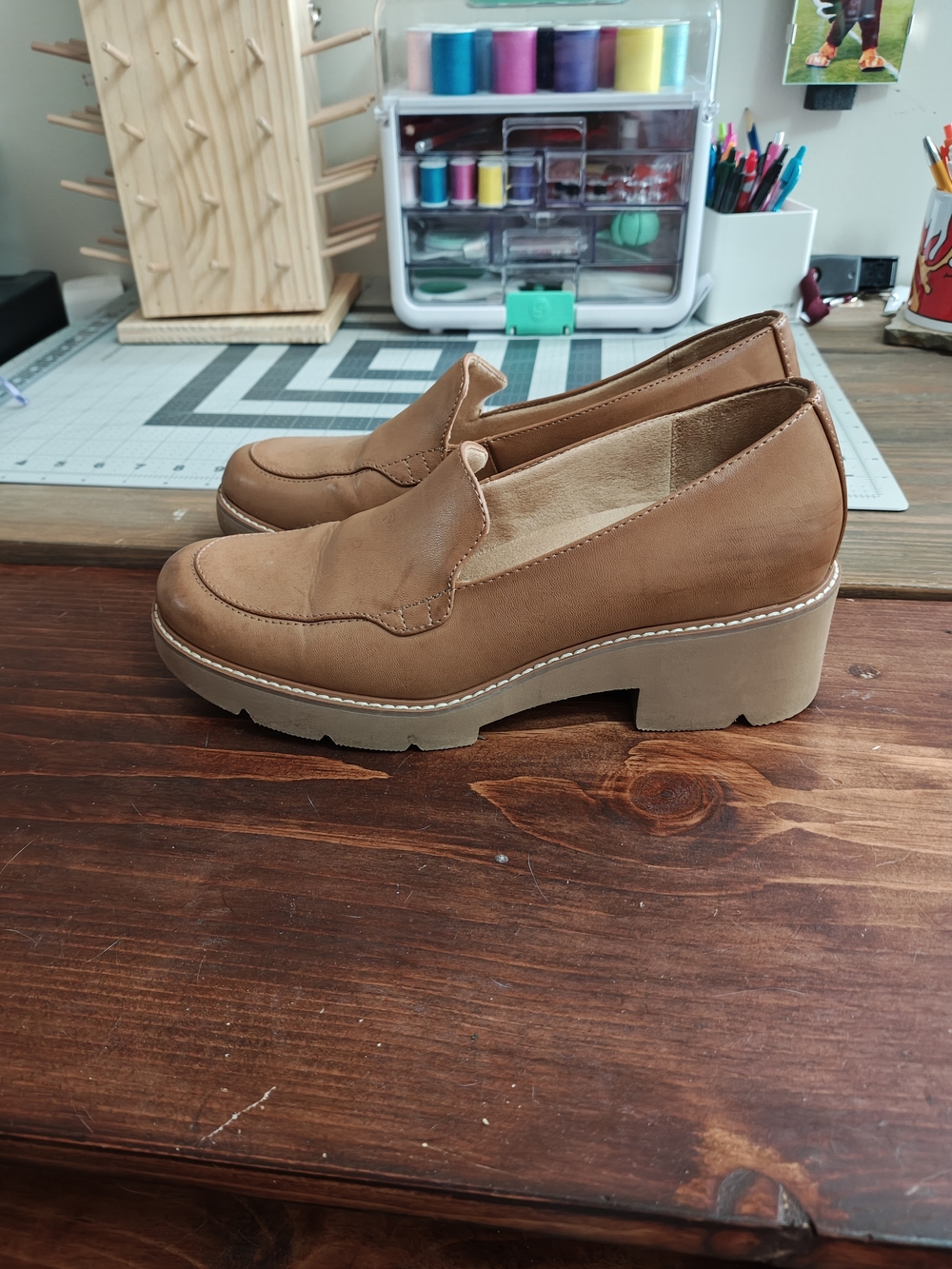 Naturalizer Platform Loafers For Women Size 9